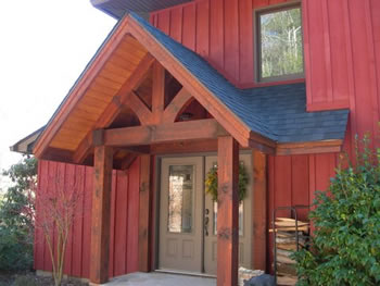 Timber Frame Porches And Entryways